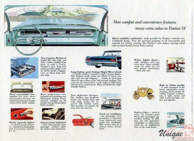 1961 Canadian Pontiac Brochure Page 7